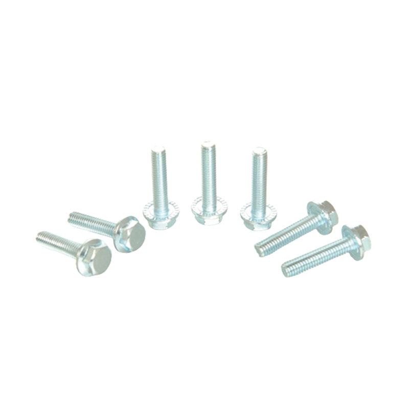 Bebibir heksagon dengan gasket dan skru bergigi